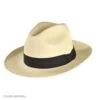 Brisa Grade 4 Panama Straw Fedora Hat 1 Brisa Grade 4 Panama Straw Fedora Hat -Novel Accessories 103966