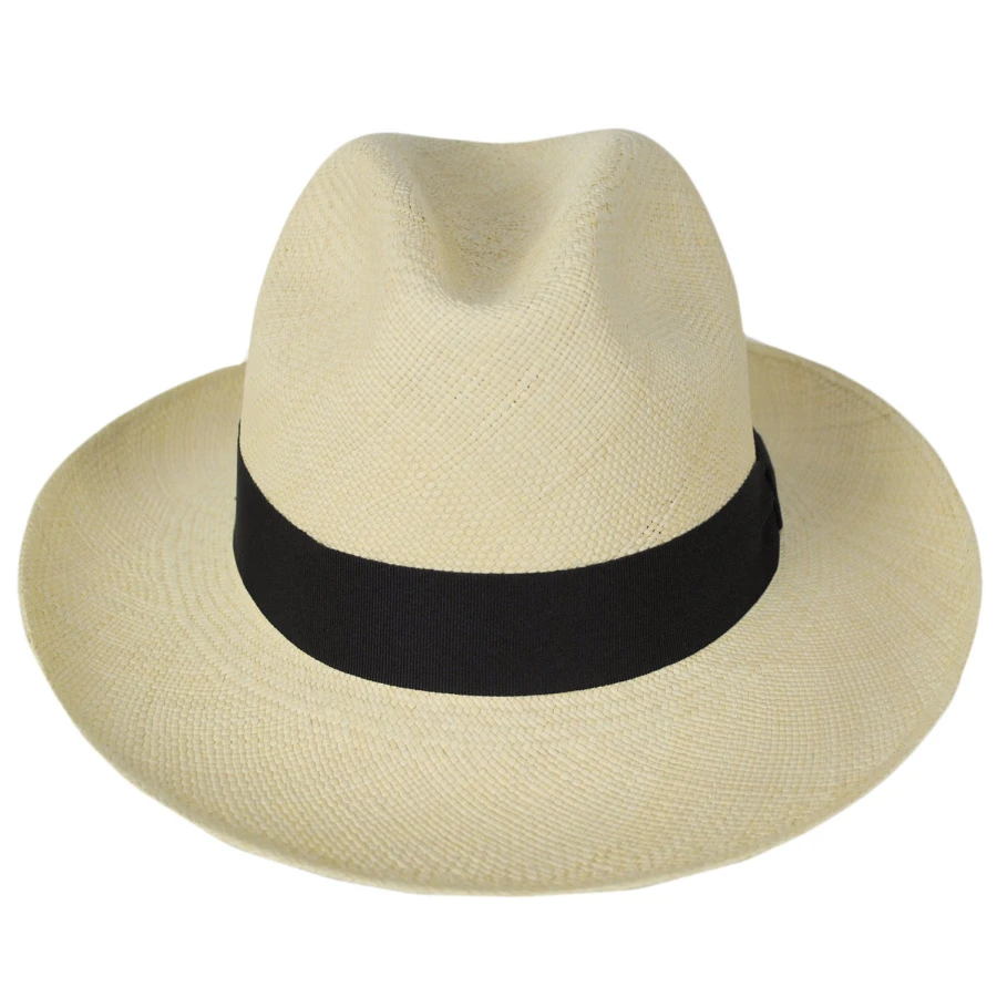 Brisa Grade 4 Panama Straw Fedora Hat 4 Brisa Grade 4 Panama Straw Fedora Hat - Image 2