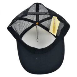 Otto Gold Leaves Mesh Trucker Snapback Baseball Cap -Novel Accessories 110119