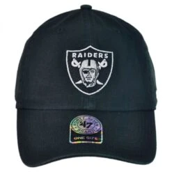 '47 BRAND Las Vegas Raiders NFL Clean Up Strapback Baseball Cap Dad Hat