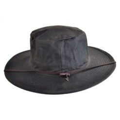 The Squatter Waxed Cotton Booney Hat