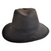 The Milford Wax Cotton Fedora Hat