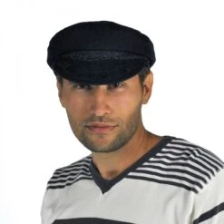 Wool Greek Fisherman's Cap -Novel Accessories 115322