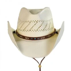 Stetson Santa Fe Shantung Straw Cowboy Hat