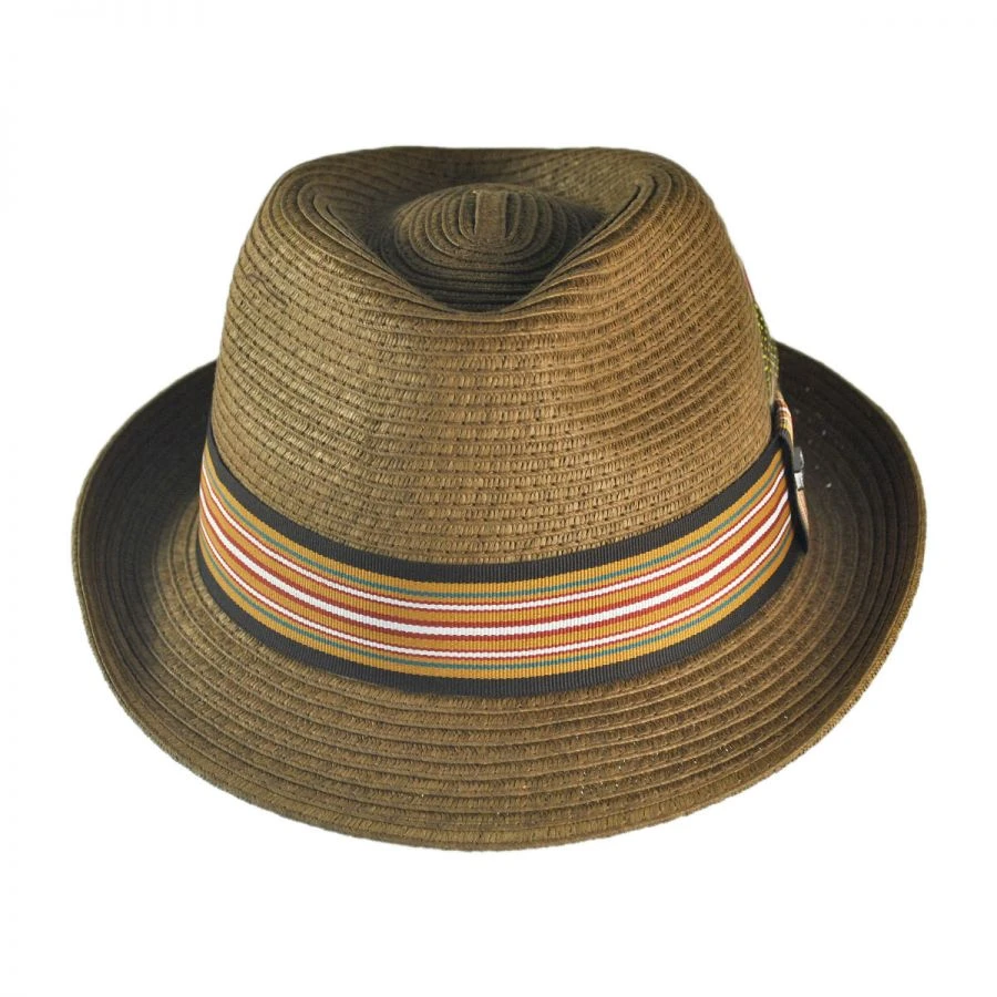 Ridley Toyo Straw Trilby Fedora Hat 3 Ridley Toyo Straw Trilby Fedora Hat