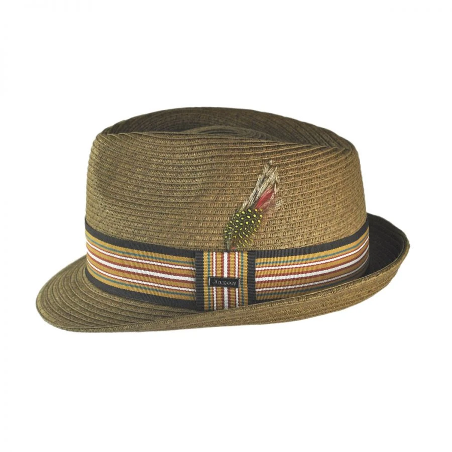 Ridley Toyo Straw Trilby Fedora Hat 4 Ridley Toyo Straw Trilby Fedora Hat - Image 2