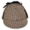 Sherlock Holmes Houndstooth Wool Blend Hat -Novel Accessories 123974