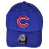 '47 BRAND Chicago Cubs MLB Clean Up Strapback Baseball Cap Dad Hat -Novel Accessories 128060