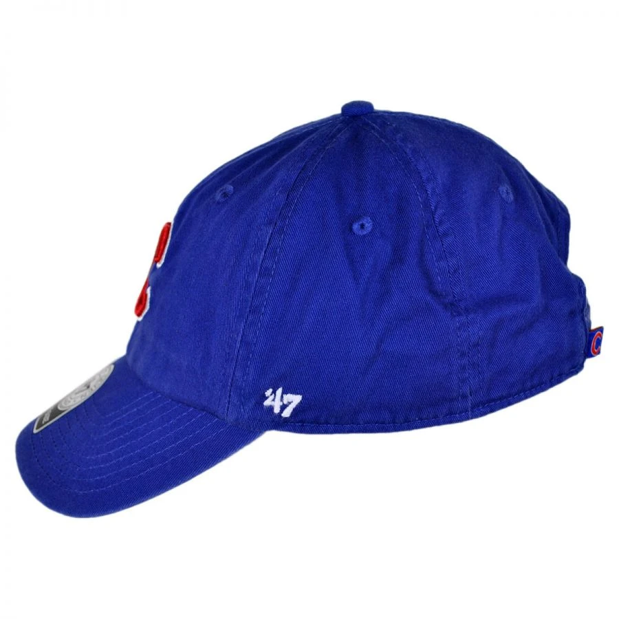 '47 BRAND Chicago Cubs MLB Clean Up Strapback Baseball Cap Dad Hat 4 '47 BRAND Chicago Cubs MLB Clean Up Strapback Baseball Cap Dad Hat - Image 2