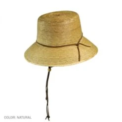 Abby Palm Straw Cloche Hat