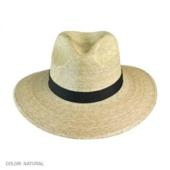Explorer Palm Straw Safari Fedora Hat