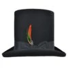 Stovepipe Wool Felt Top Hat 1 Stovepipe Wool Felt Top Hat -Novel Accessories 133833