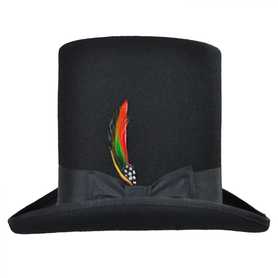 Stovepipe Wool Felt Top Hat 3 Stovepipe Wool Felt Top Hat