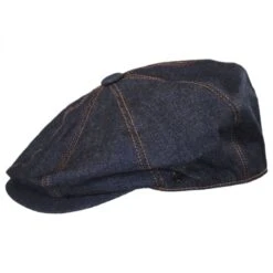 Denim Cotton Newsboy Cap -Novel Accessories 136876