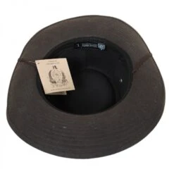 The McKenzie Waxed Cotton Outback Hat -Novel Accessories 138176