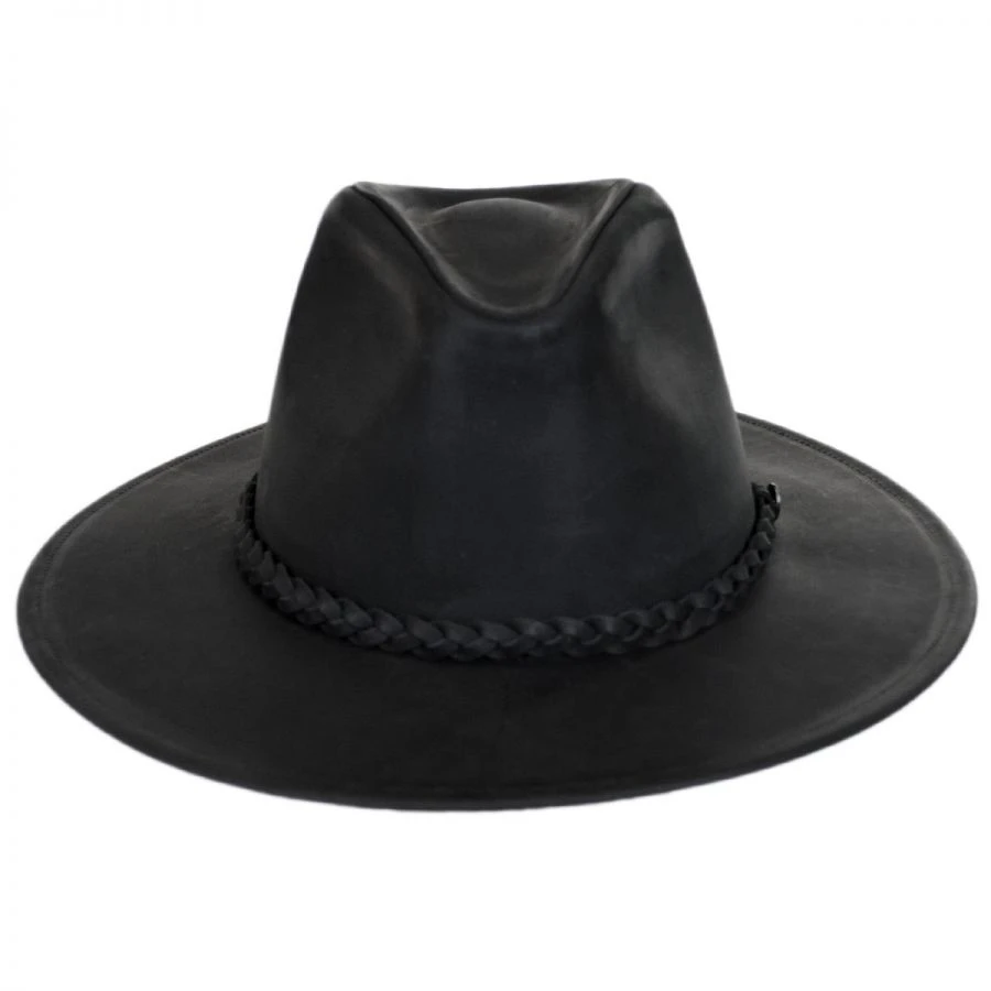 Buffalo Leather Western Hat 3 Buffalo Leather Western Hat