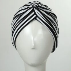 Striped Soft Poly Turban
