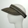 Tweed/Check Toyo Straw Rollable Visor 2 Tweed/Check Toyo Straw Rollable Visor -Novel Accessories 146755