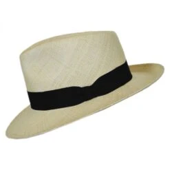 Panama Straw C-Crown Fedora Hat -Novel Accessories 146971