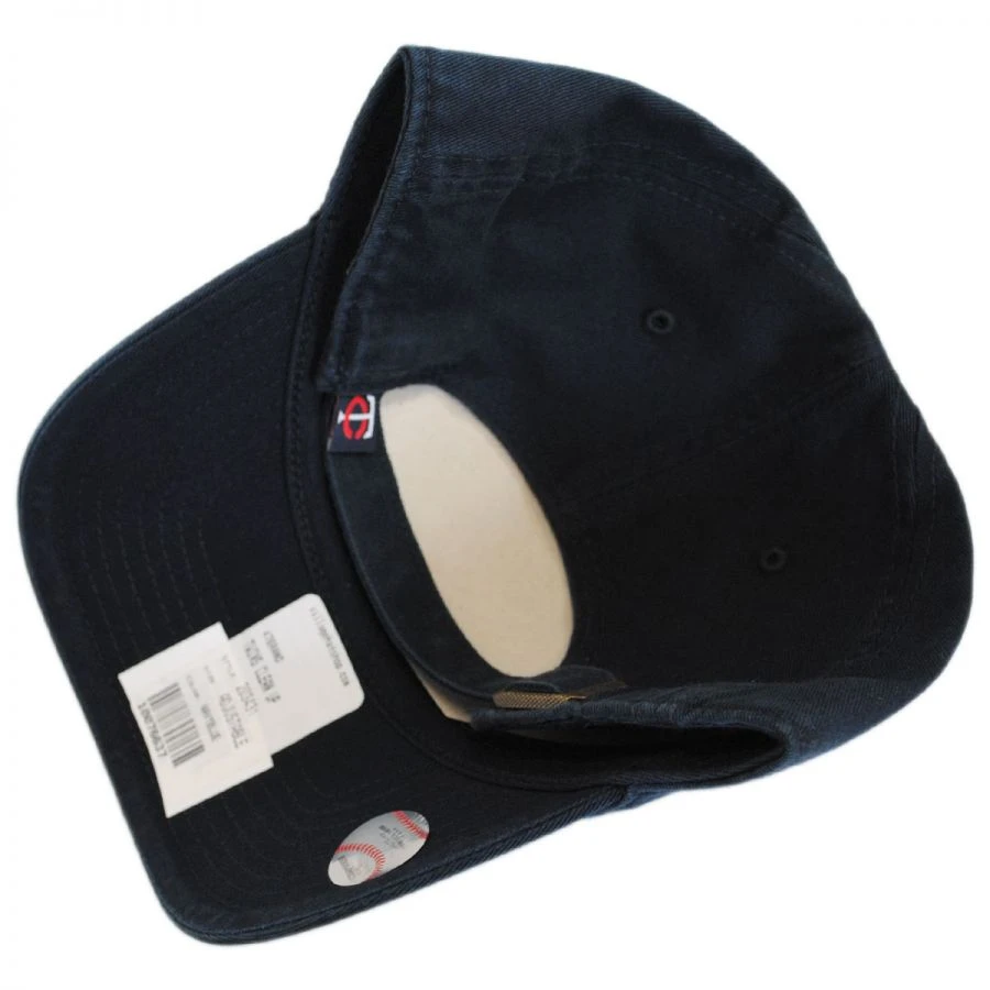 '47 BRAND Minnesota Twins MLB Clean Up Strapback Baseball Cap Dad Hat 3 '47 BRAND Minnesota Twins MLB Clean Up Strapback Baseball Cap Dad Hat
