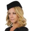 Stewardess Wool Felt Pillbox Hat