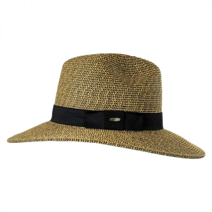 Scala Toyo Straw Braid Fedora Hat 4 Scala Toyo Straw Braid Fedora Hat - Image 2