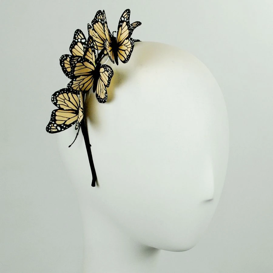 Monarch Butterfly Headband 4 Monarch Butterfly Headband - Image 2