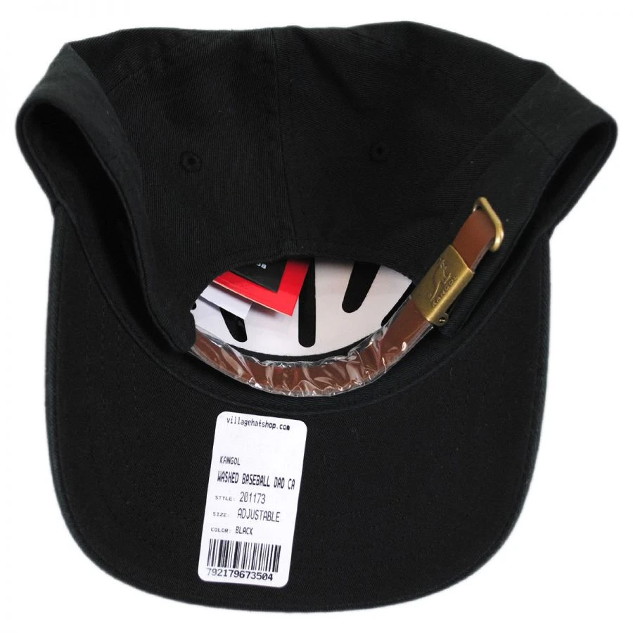 Kangol Washed Cotton Strapback Baseball Cap Dad Hat 5 Kangol Washed Cotton Strapback Baseball Cap Dad Hat - Image 3