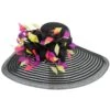 Sazerac Mesh Swinger Hat - Black/Multi -Novel Accessories 201992