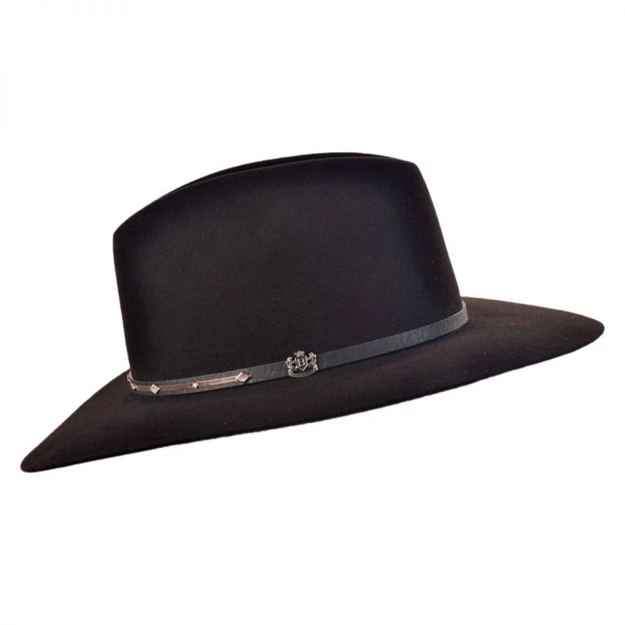 Compass Merino Wool Felt Western Hat 4 Compass Merino Wool Felt Western Hat - Image 2