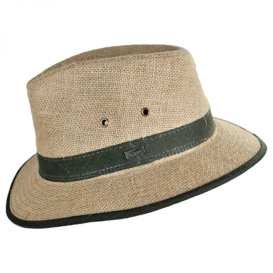 Hemp Linen Safari Fedora Hat 4 Hemp Linen Safari Fedora Hat - Image 2