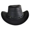 Oiled Leather Outback Hat -Novel Accessories 227063