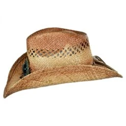 Navajo Bead And Feather Western Hat -Novel Accessories 227312