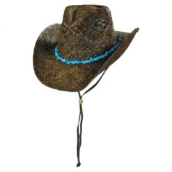 Cascade Mountain Raffia Straw Western Hat