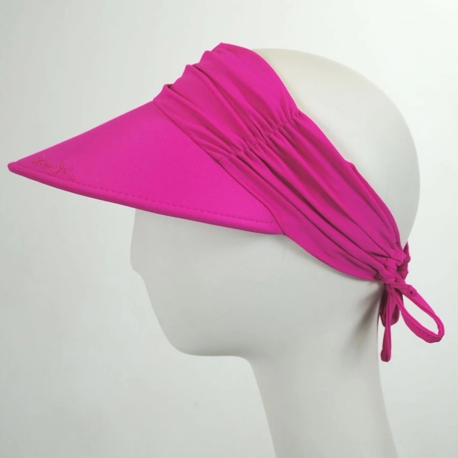 Panama Jack Ruched Fabric Pool Visor 3 Panama Jack Ruched Fabric Pool Visor