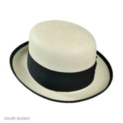 Bailey Chaplin Panama Straw Bowler Hat