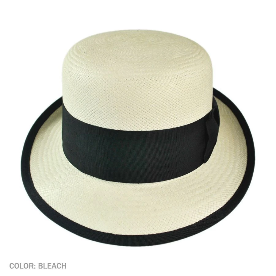Bailey Chaplin Panama Straw Bowler Hat 4 Bailey Chaplin Panama Straw Bowler Hat - Image 2