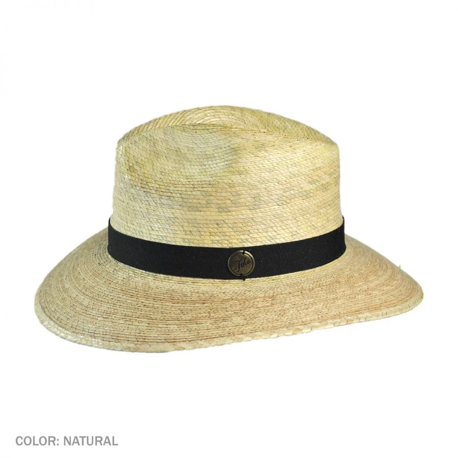 Explorer Palm Straw Safari Fedora Hat 4 Explorer Palm Straw Safari Fedora Hat - Image 2