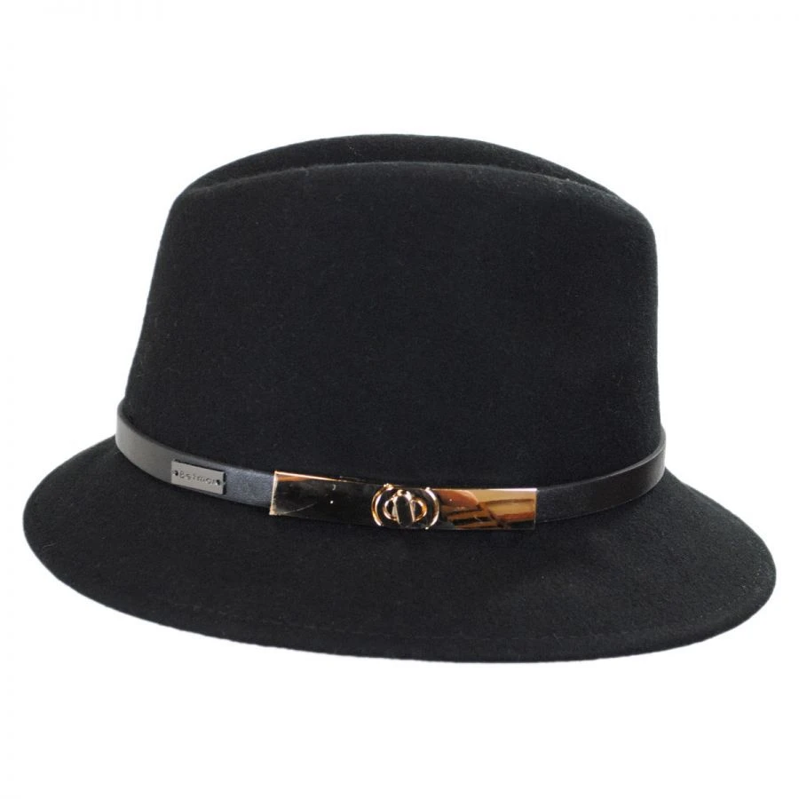 Darcy Wool Felt Fedora Hat 4 Darcy Wool Felt Fedora Hat - Image 2