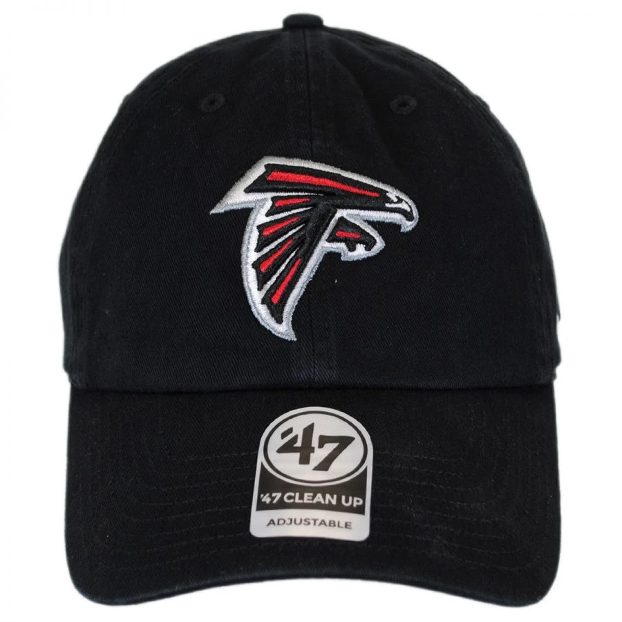 '47 BRAND Atlanta Falcons NFL Clean Up Strapback Baseball Cap Dad Hat 3 '47 BRAND Atlanta Falcons NFL Clean Up Strapback Baseball Cap Dad Hat