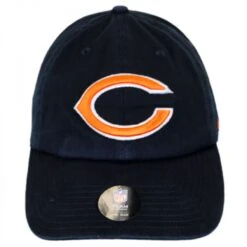 '47 BRAND Chicago Bears NFL Clean Up Strapback Baseball Cap Dad Hat
