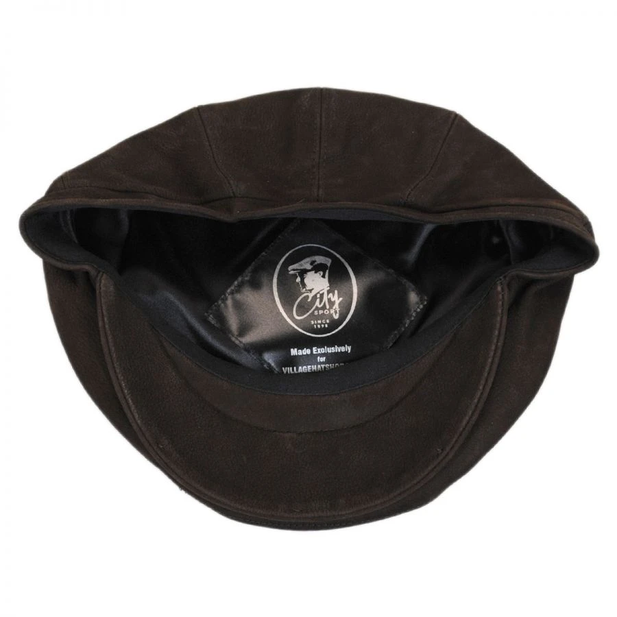 Matte Nappa Leather Ivy Cap 5 Matte Nappa Leather Ivy Cap - Image 3