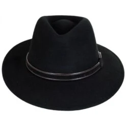 Hiker Wool Felt Safari Fedora Hat