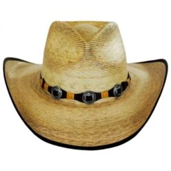 Stetson Kimball Palm Leaf Straw Western Hat