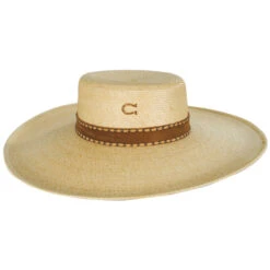 CHARLIE 1 HORSE Vaquera Palm Leaf Straw Bolero Hat