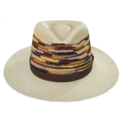 Bailey Tasmin Panama Straw Fedora Hat