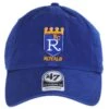 '47 BRAND Kansas City Royals MLB Cooperstown Clean Up Strapback Baseball Cap Dad Hat -Novel Accessories 285451