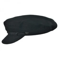 Herringbone Cotton Fiddler Cap -Novel Accessories 290024