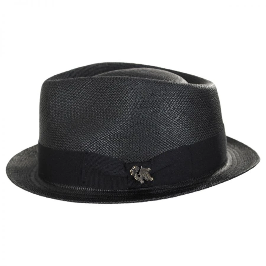 Boston Panama Straw Trilby Fedora Hat 4 Boston Panama Straw Trilby Fedora Hat - Image 2