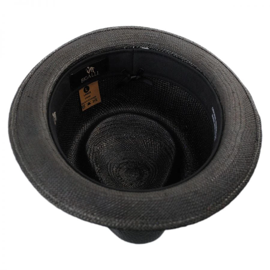 Boston Panama Straw Trilby Fedora Hat 5 Boston Panama Straw Trilby Fedora Hat - Image 3